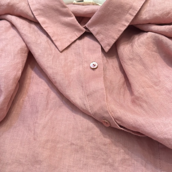 Eileen Fisher linen button up - Picture 8 of 8